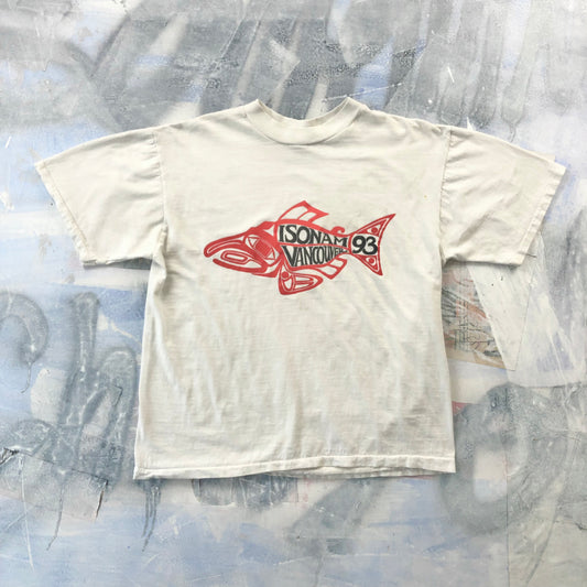Vintage USA 90s Isonam Vancouver Salmon T Shirt L