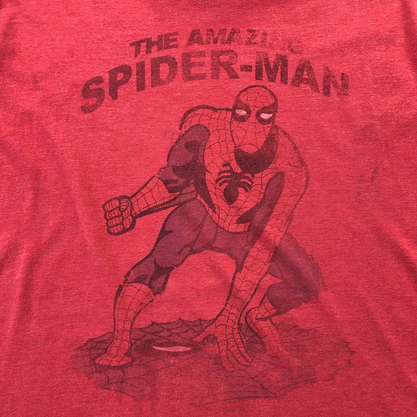 Vintage Marvel Mad Engine Spiderman T Shirt L