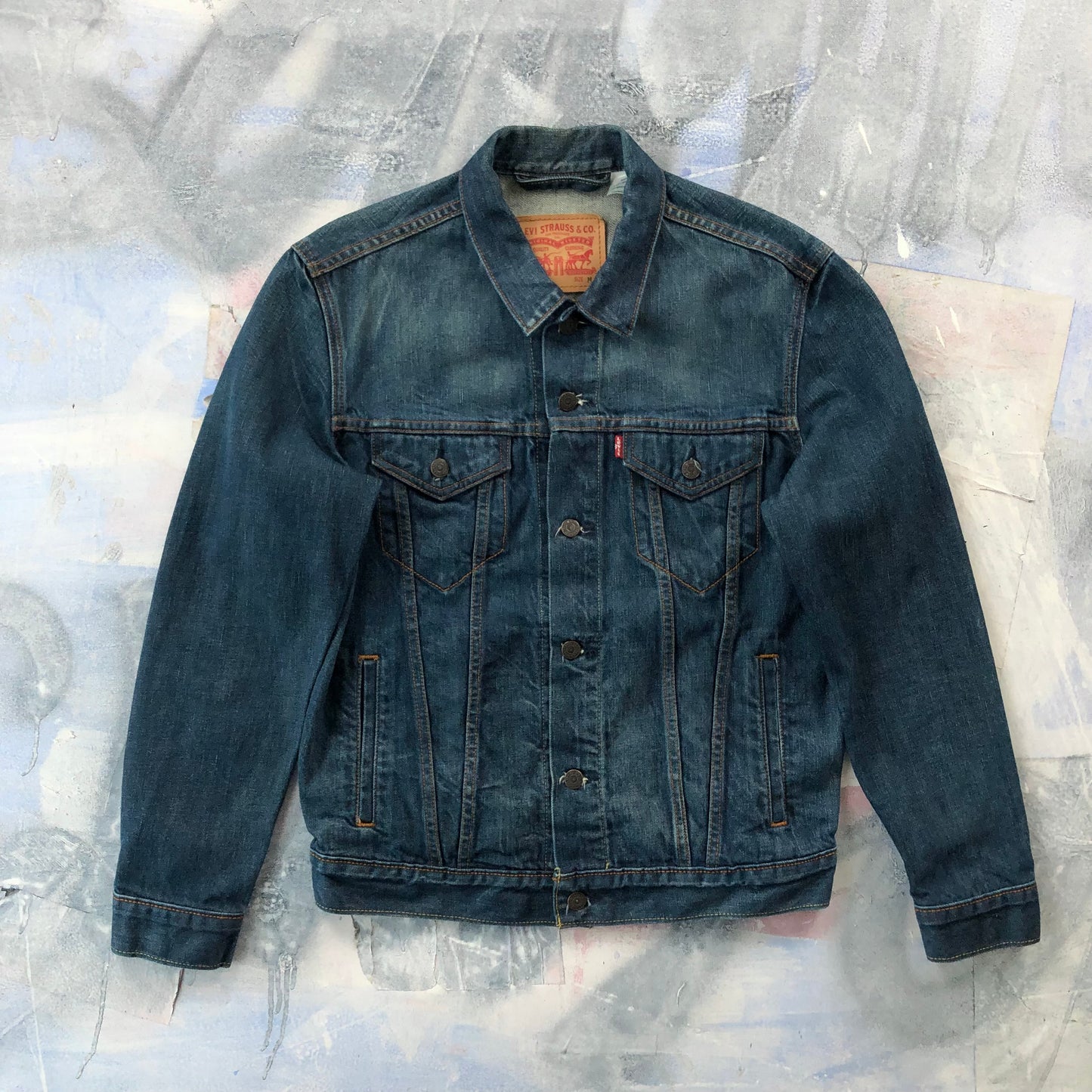 Vintage Levis Denim Button Jacket M