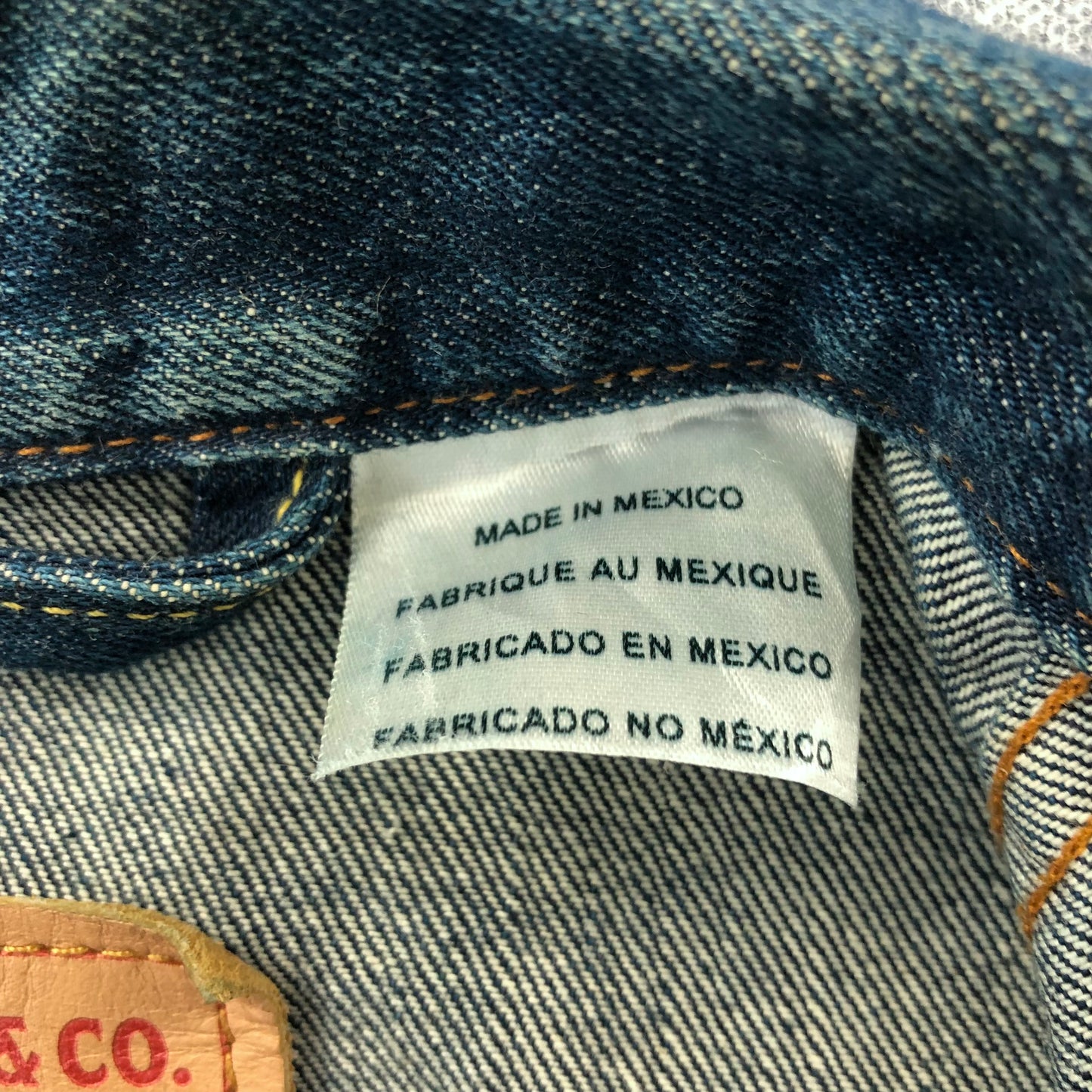 Vintage Levis Denim Button Jacket M