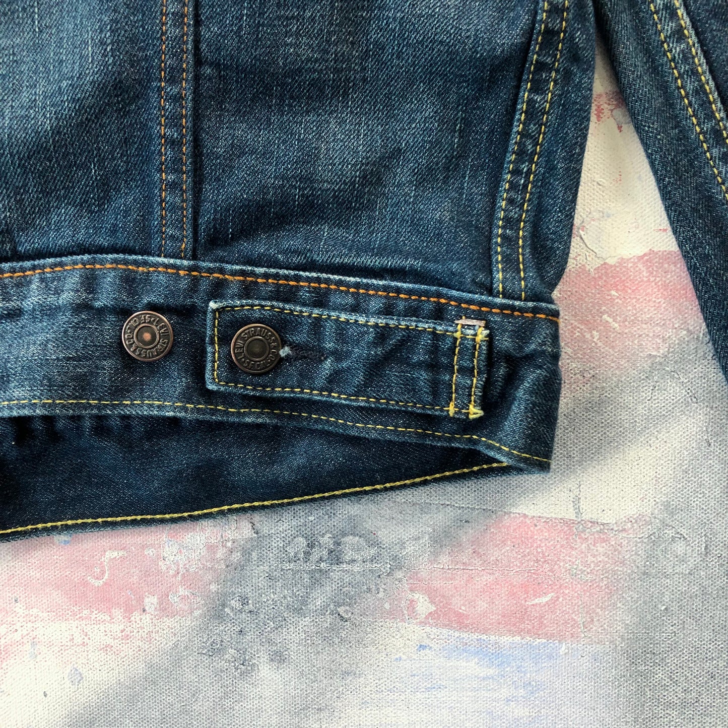 Vintage Levis Denim Button Jacket M