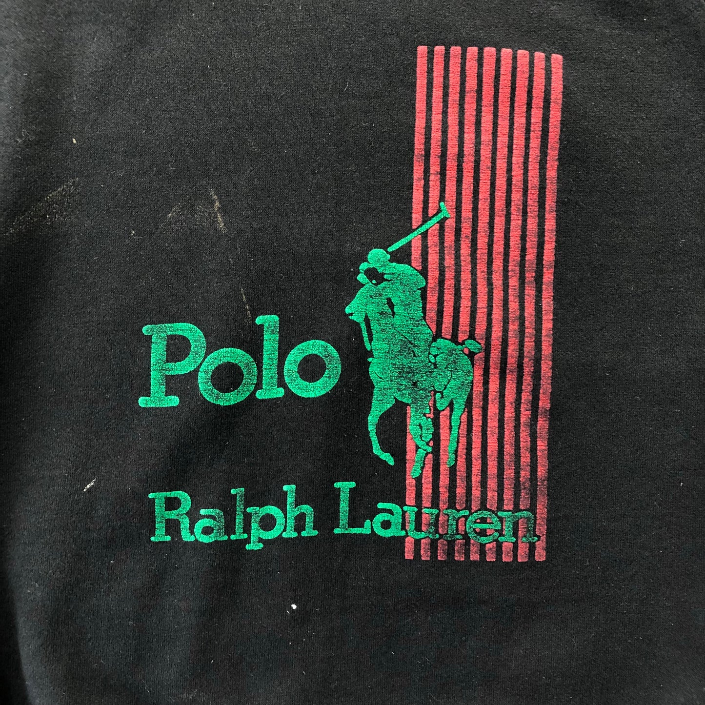 Vintage USA 80s Polo Ralph Lauren Custom Cut Off Crewneck Sweatshirt L