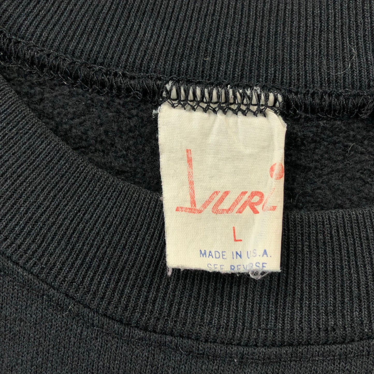 Vintage USA 80s Polo Ralph Lauren Custom Cut Off Crewneck Sweatshirt L
