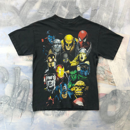 Vintage Marvel Mad Engine Super Heroes T Shirt M