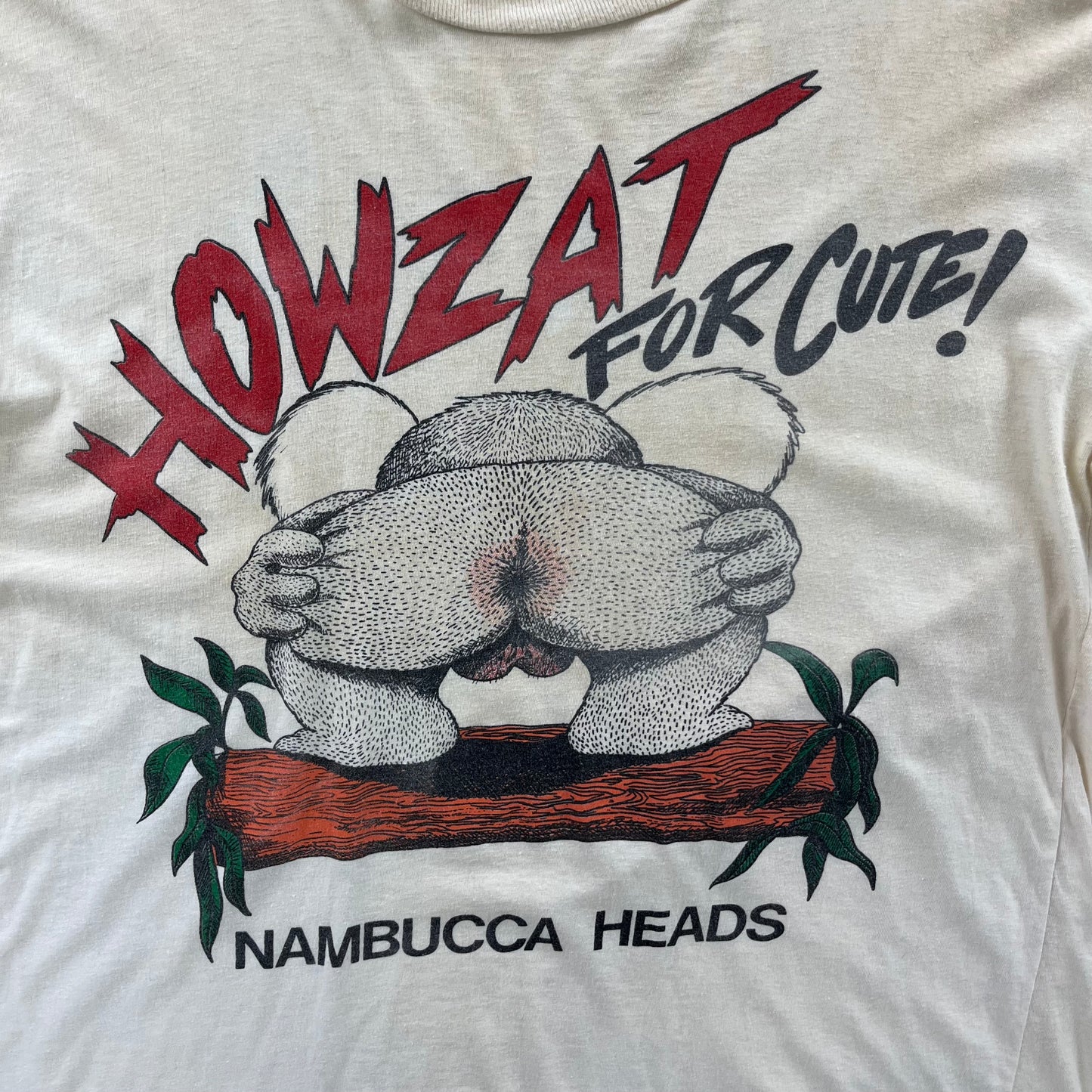 Vintage 90s Howzat For Cute Nambuca Heads Single Stitch T Shirt L