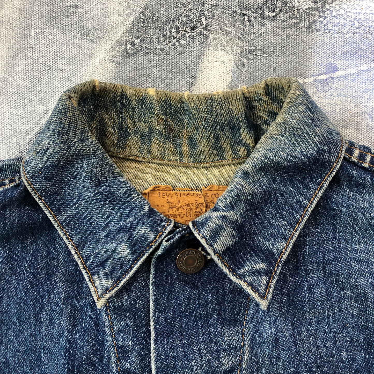Vintage Levis Orange Tag Sleevless Denim Jacket XL (Womens)