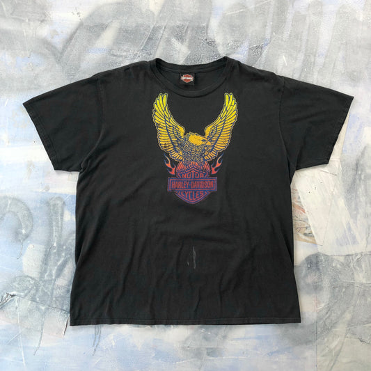 Harley Davidson Motorcycles Eagle Heritage Edmonton Alberta T Shirt XL