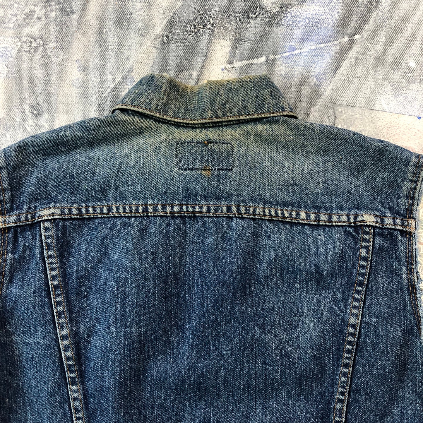 Vintage Levis Orange Tag Sleevless Denim Jacket XL (Womens)