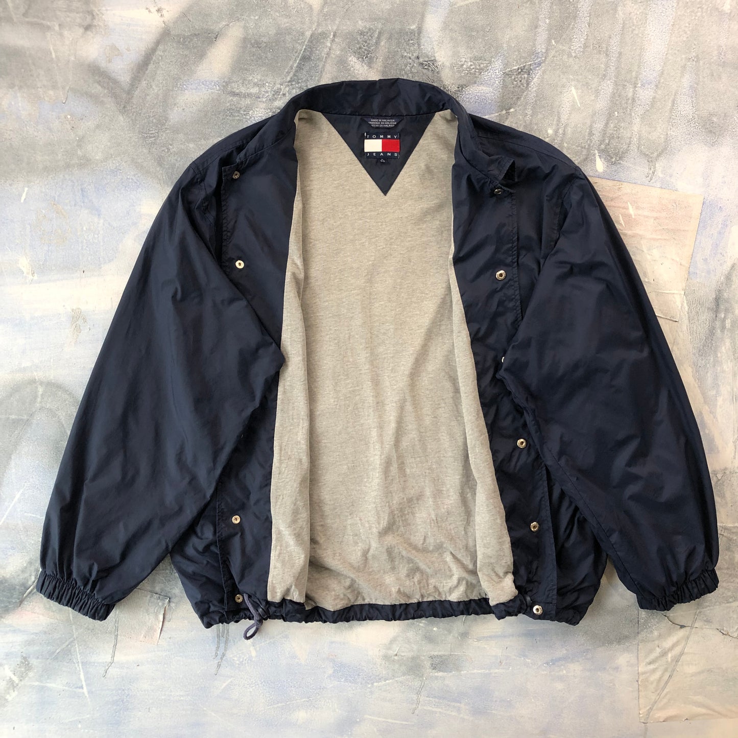 Vintage Tommy Jeans Blanket Lined Button Jacket L