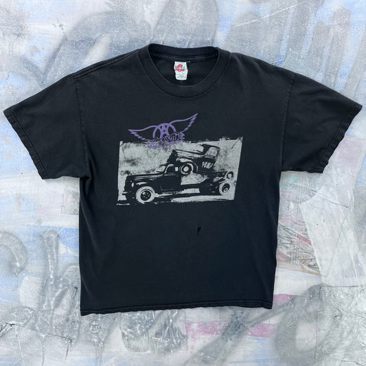 Vintage Aerosmith Trucks Pump T Shirt L