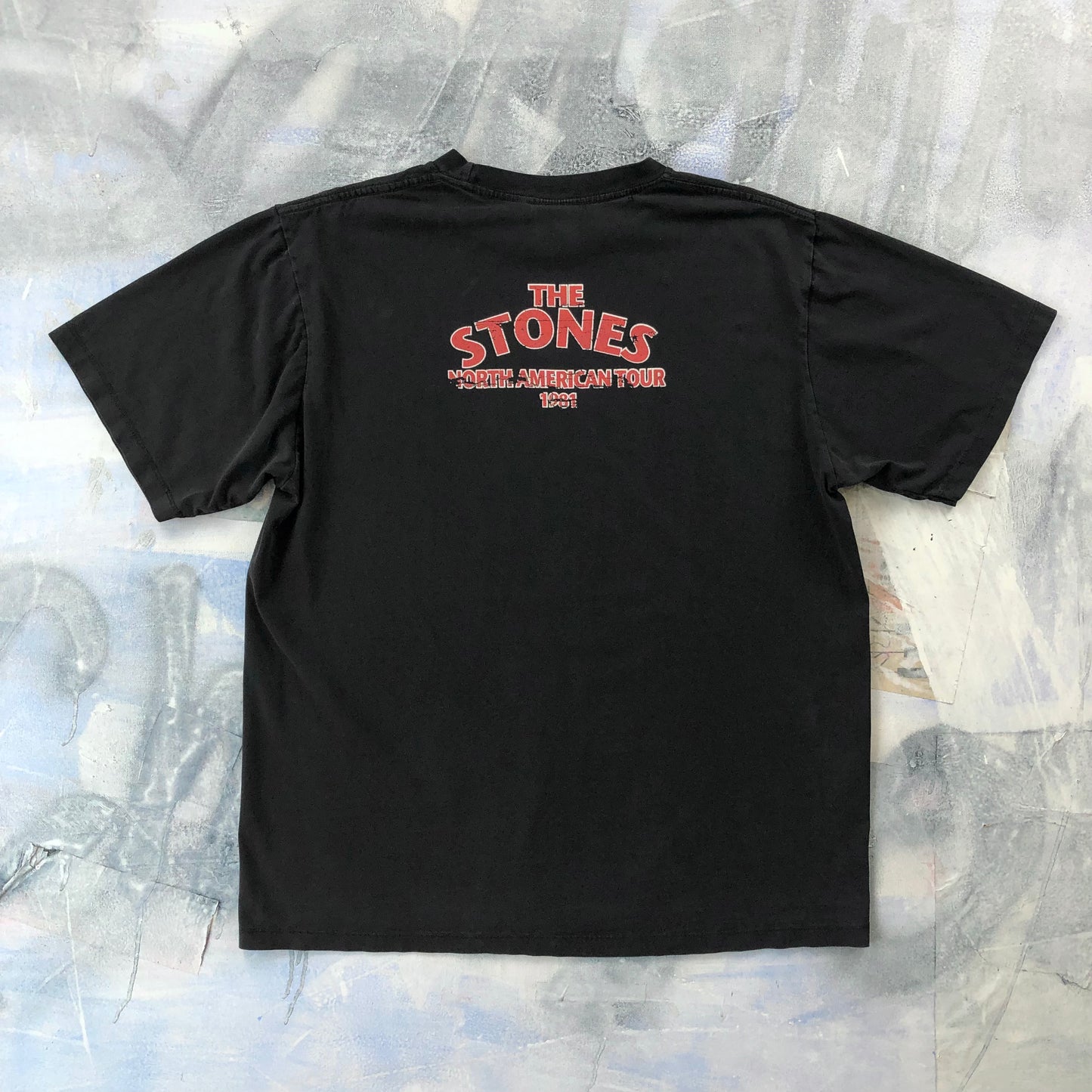 Vintage The Rolling Stones 1981 North America Tour T Shirt XL