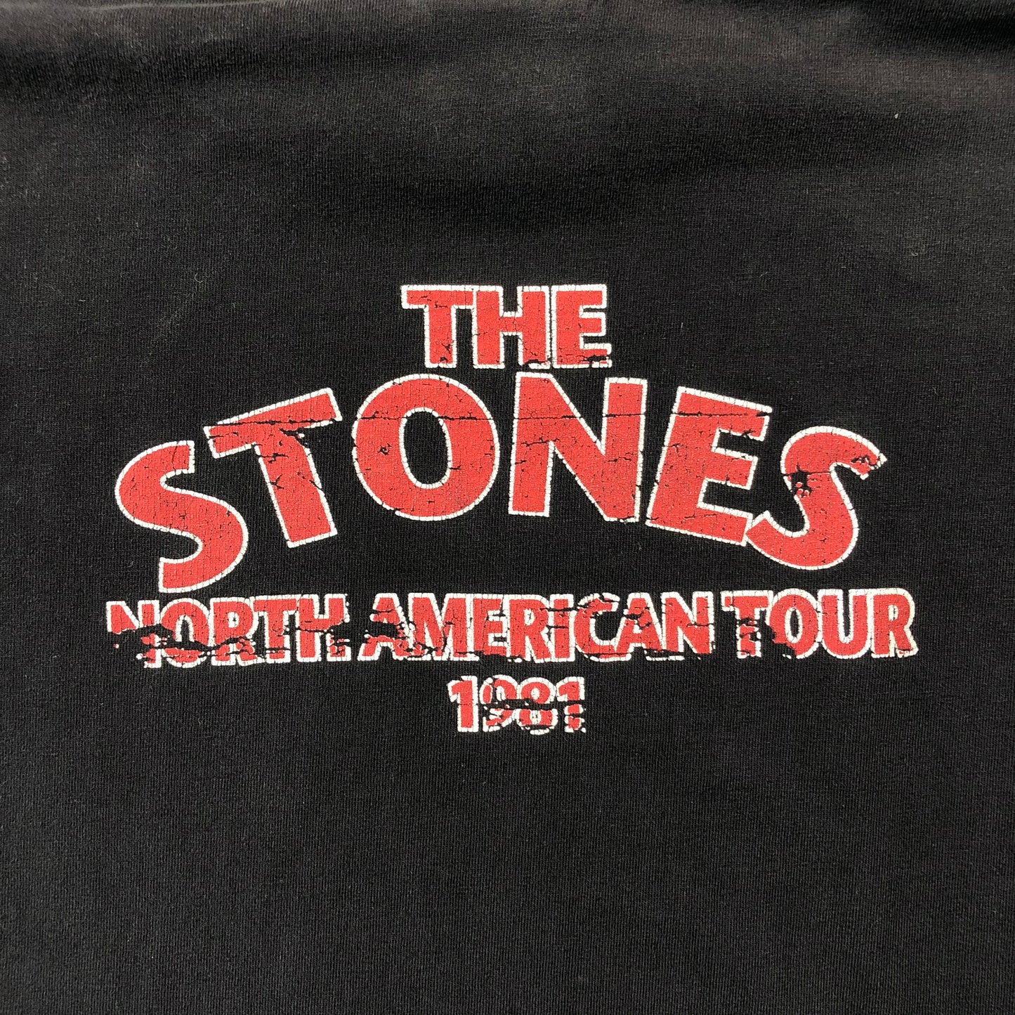 Vintage The Rolling Stones 1981 North America Tour T Shirt XL