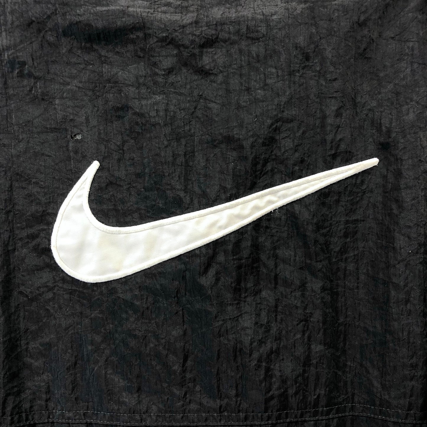 Vintage 90s Nike Swoosh Blanket Lined Zip Button Jacket L