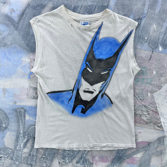 Vintage 80s USA Batman Limited Edition Single Stitch Tank Top T Shirt XL
