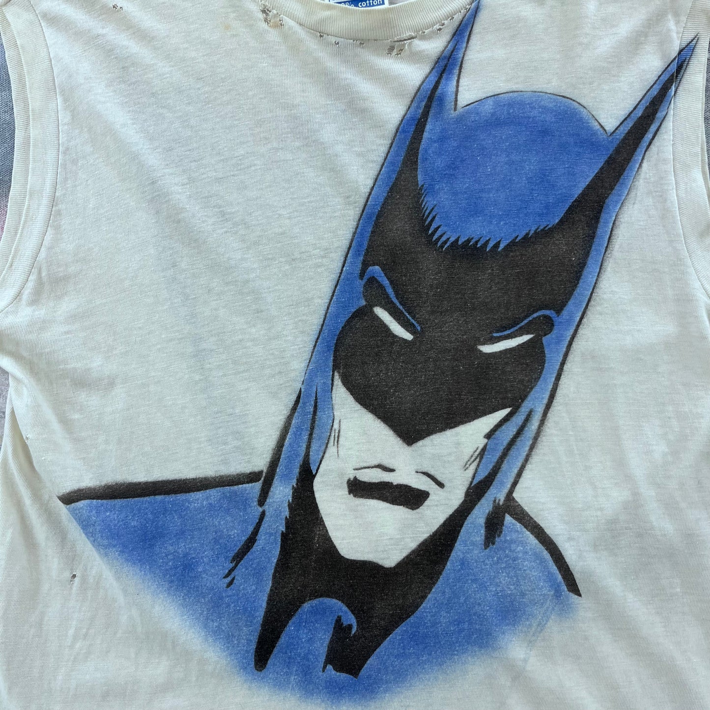 Vintage 80s USA Batman Limited Edition Single Stitch Tank Top T Shirt XL