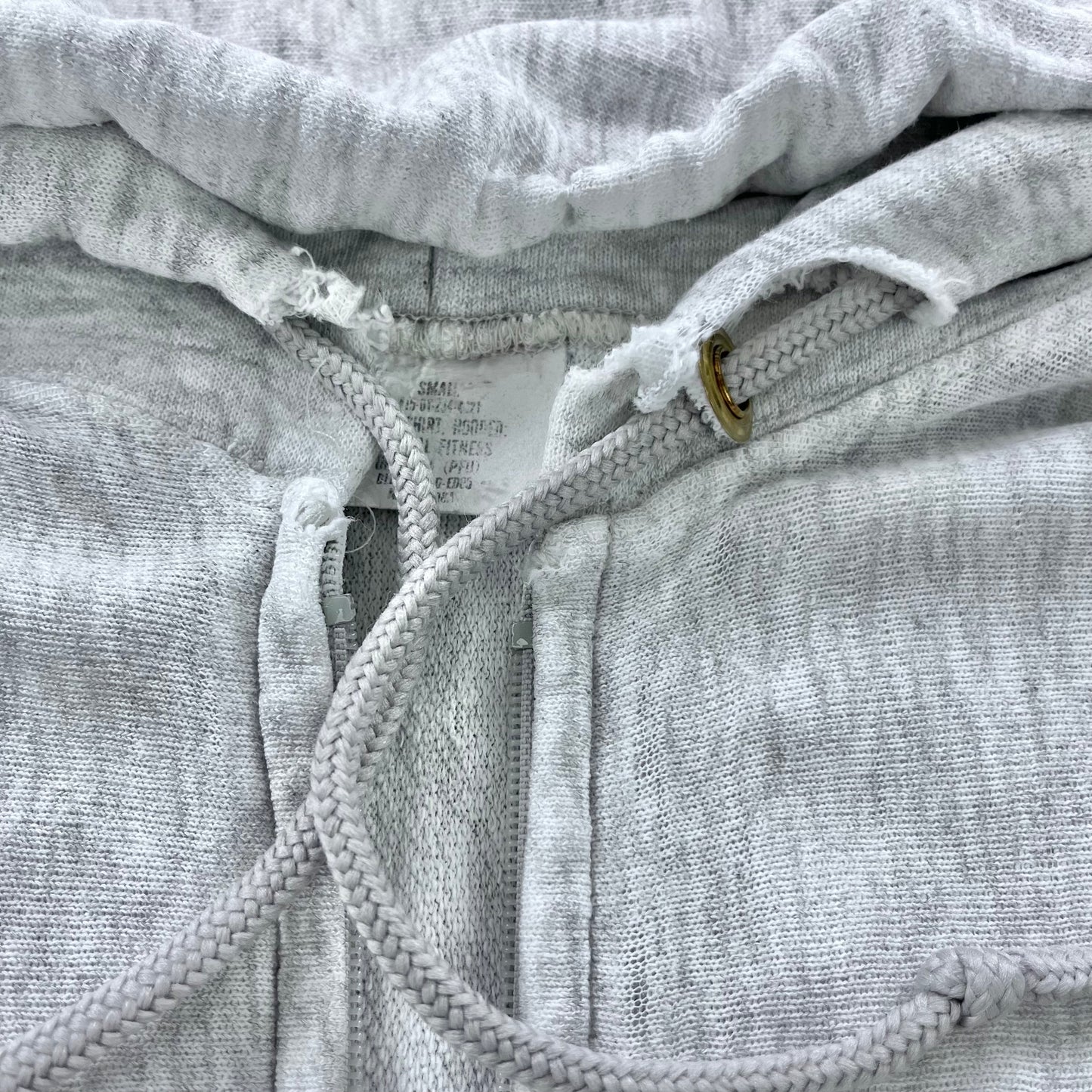 Vintage US Army Training Uniform Full Zip Hoodie Sweatshirt S