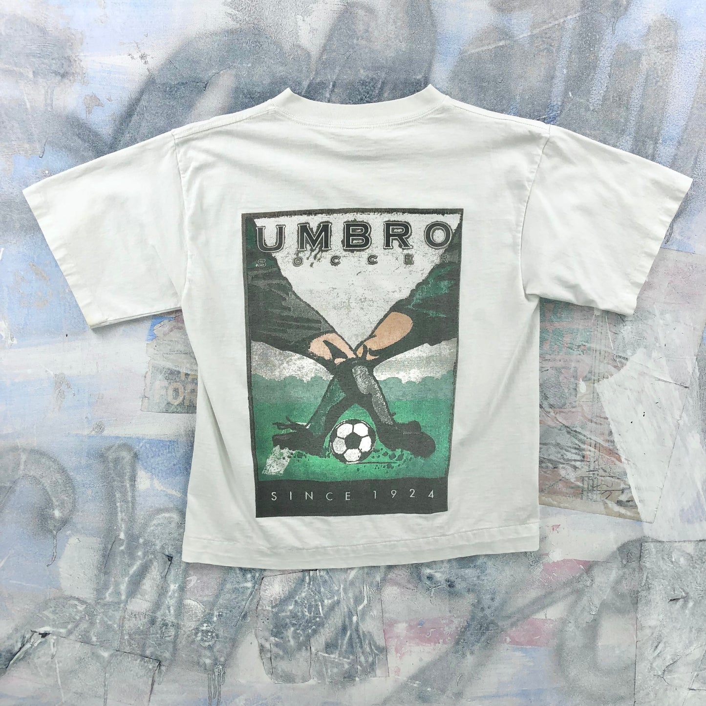 Vintage 90s USA Umbro Soccer T Shirt S