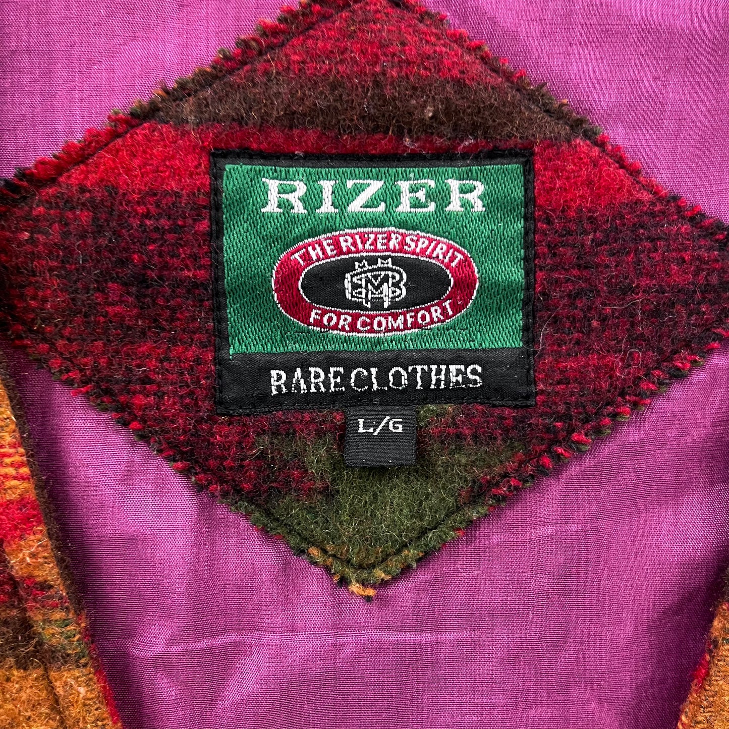 Vintage Western Aztec Wool Blanked Lined Button Vest L