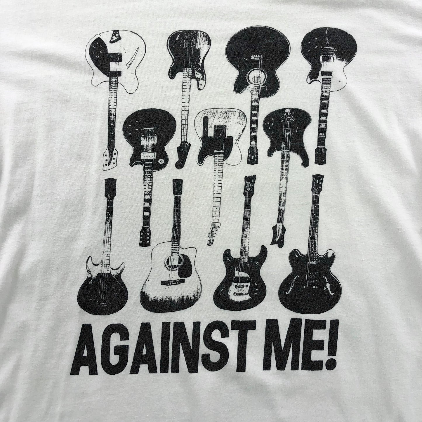 Vintage Against Me Rock Band T Shirt L