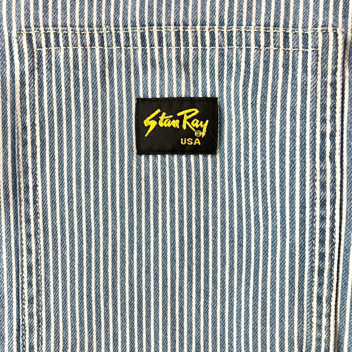 Vintage Stan Ray USA Pin Stripe Workwear Button Jacket M
