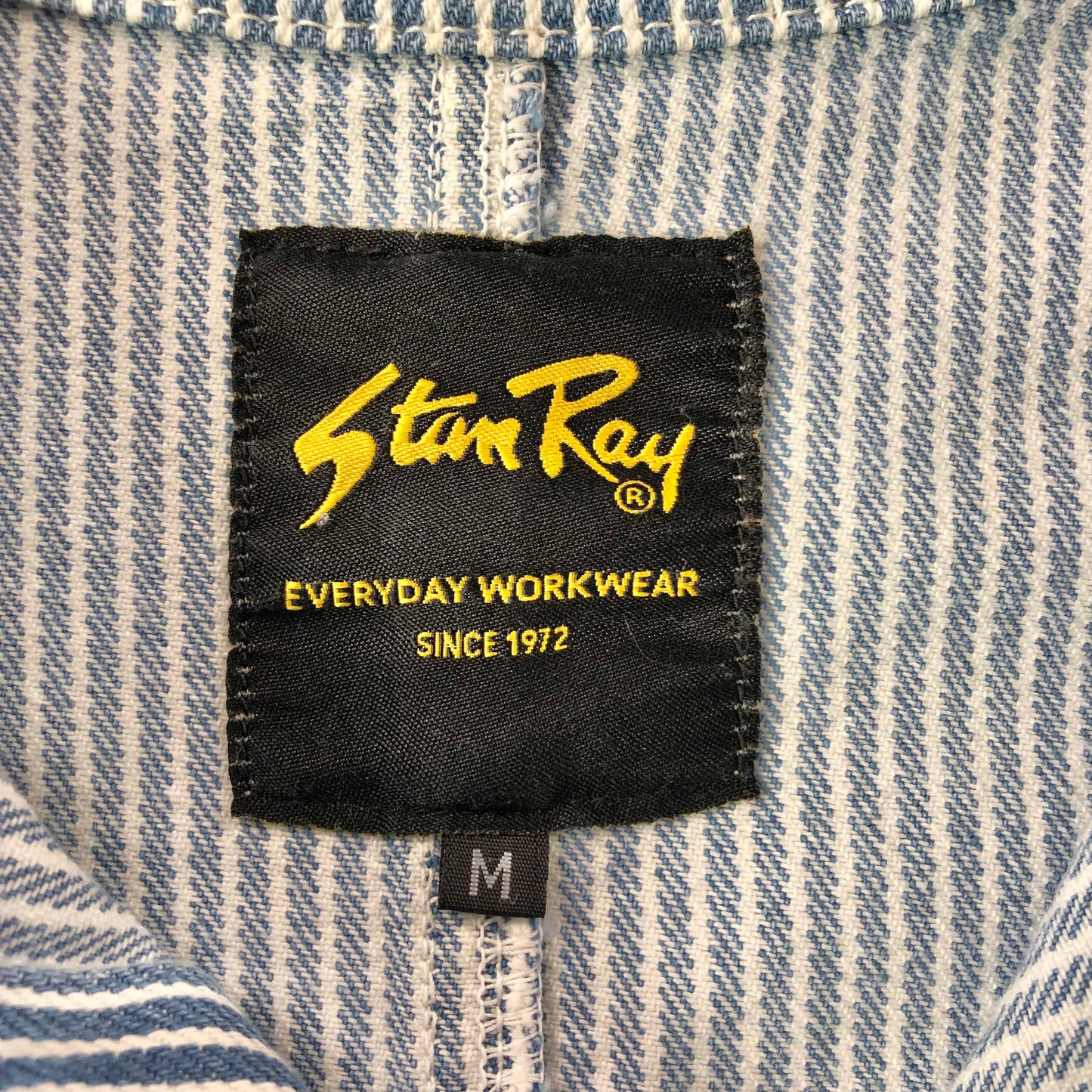 Vintage Stan Ray USA Pin Stripe Workwear Button Jacket M