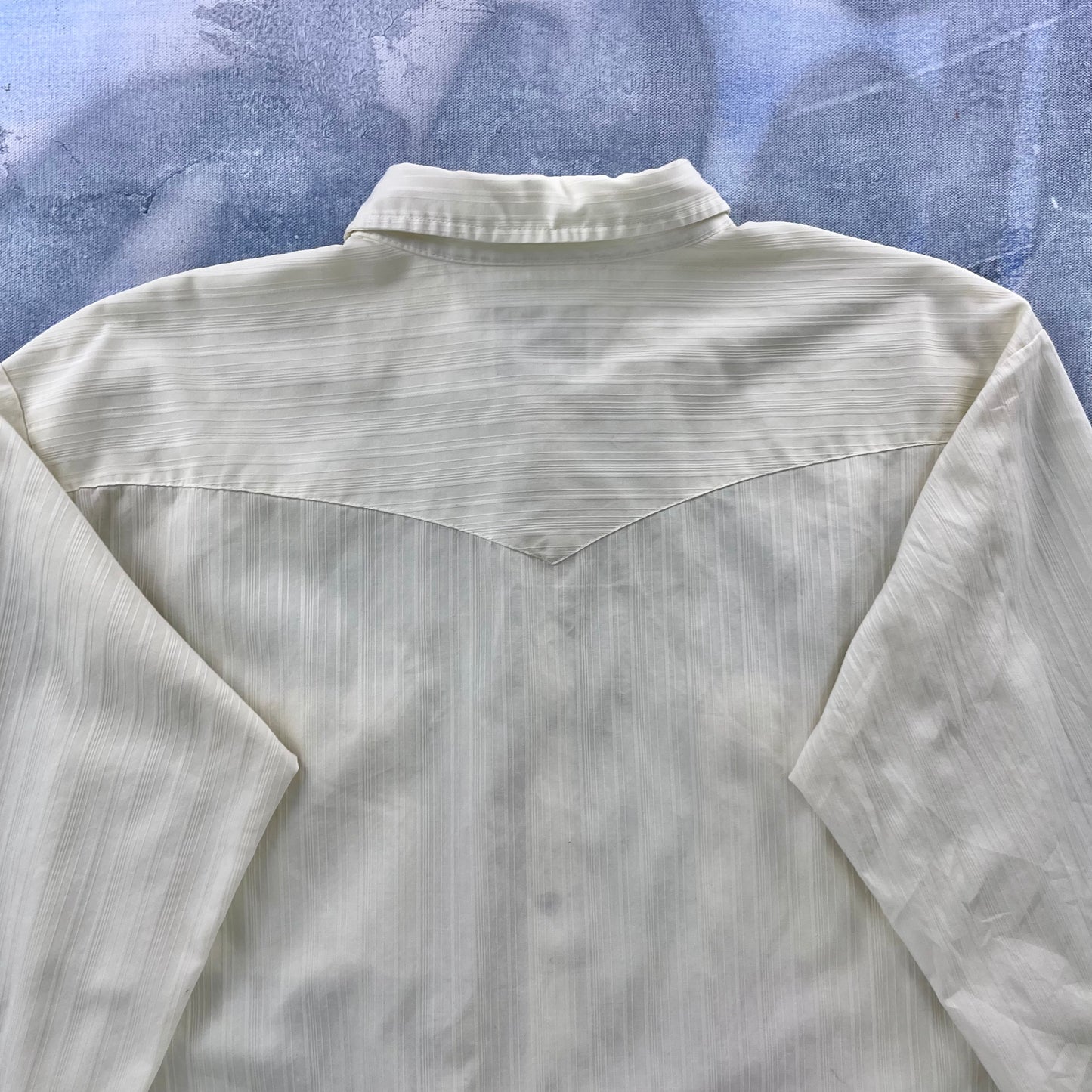 Vintage MWG  Western Pearl Snap Button Long Sleeve Shirt XL