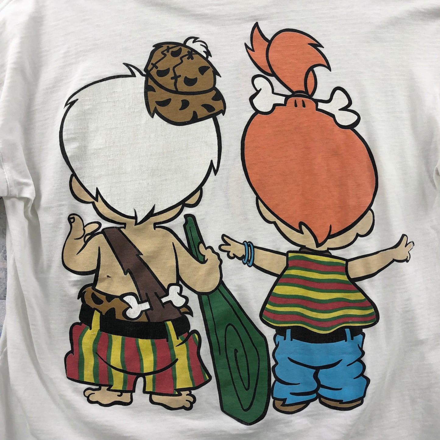 Vintage 90s Flinstones Bam Bam Pebbles T Shirt XL