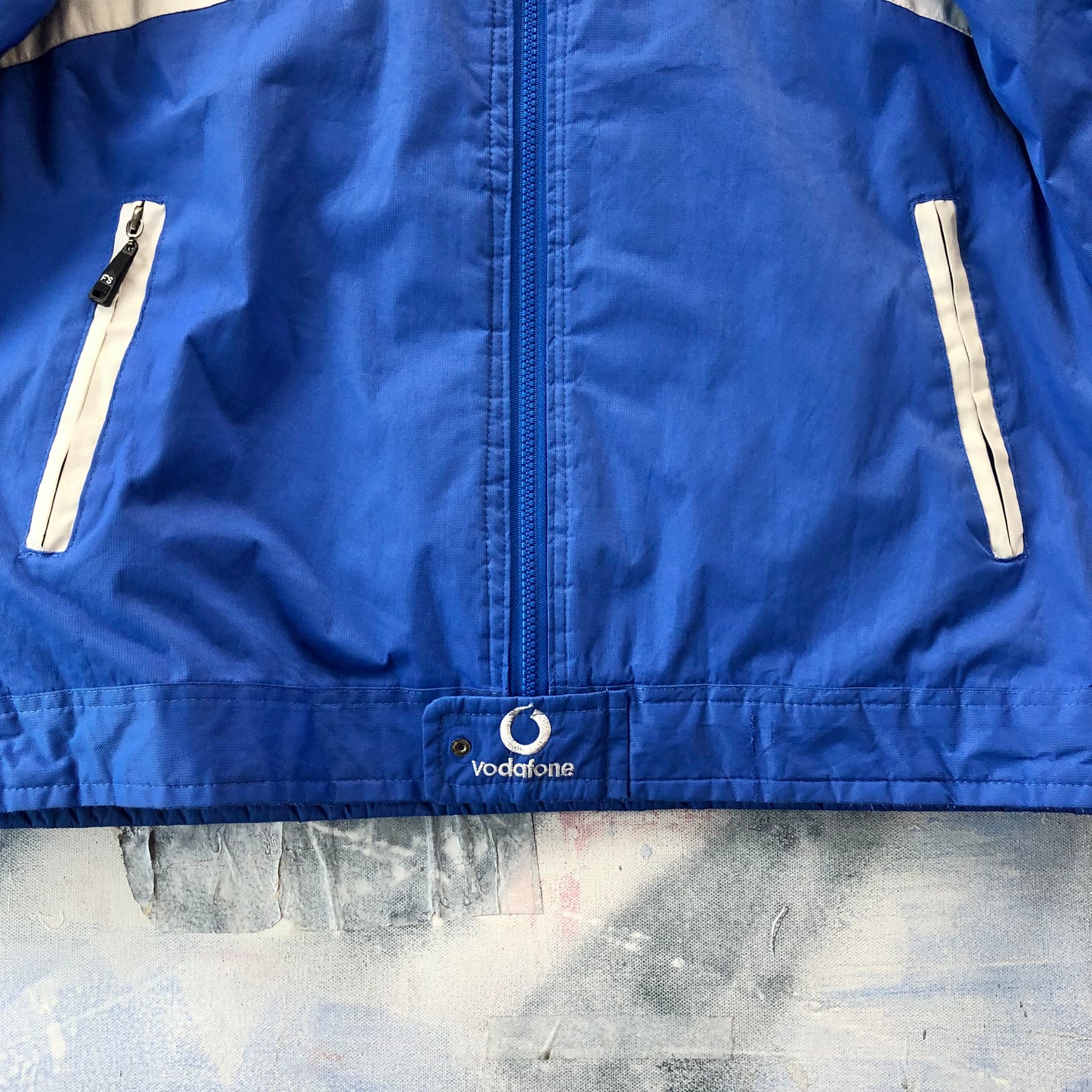 Vintage 90s Malboro Ferrari Michael Schumacher Quilted Lined Embroided Sport Racing Zip Jacket XXXL