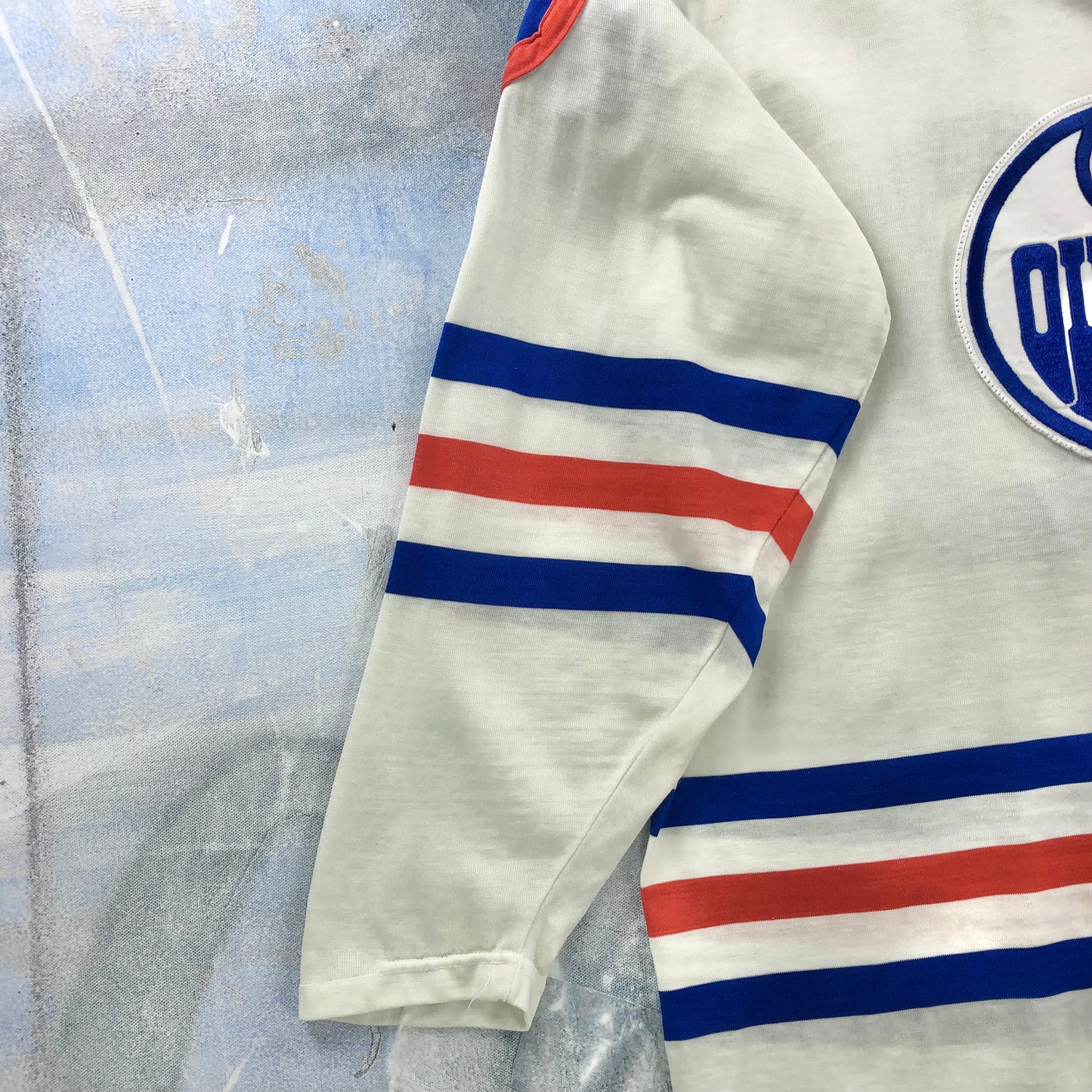 Vintage 80s NHL Edmonton Oilers Wayne Gretzky 99 Jersey L