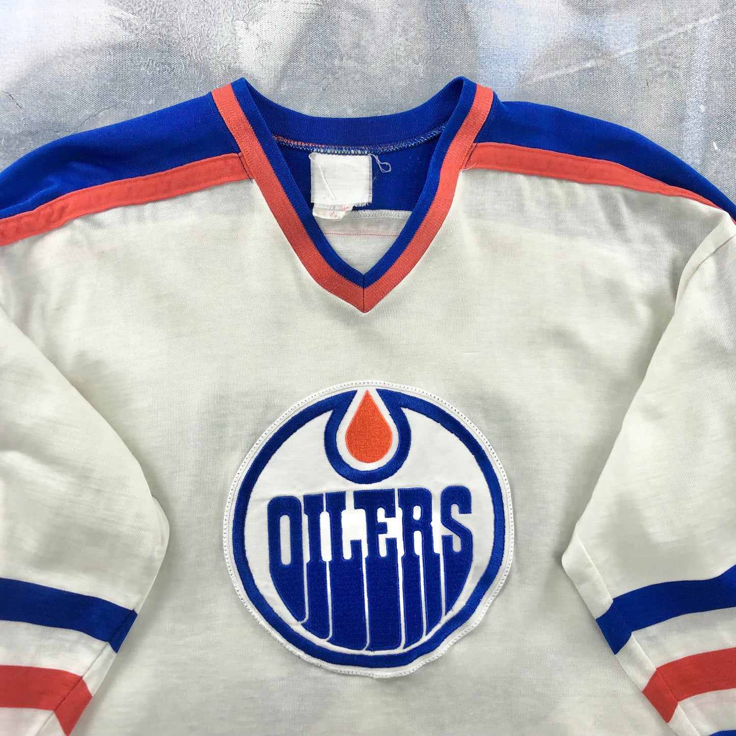 Vintage 80s NHL Edmonton Oilers Wayne Gretzky 99 Jersey L