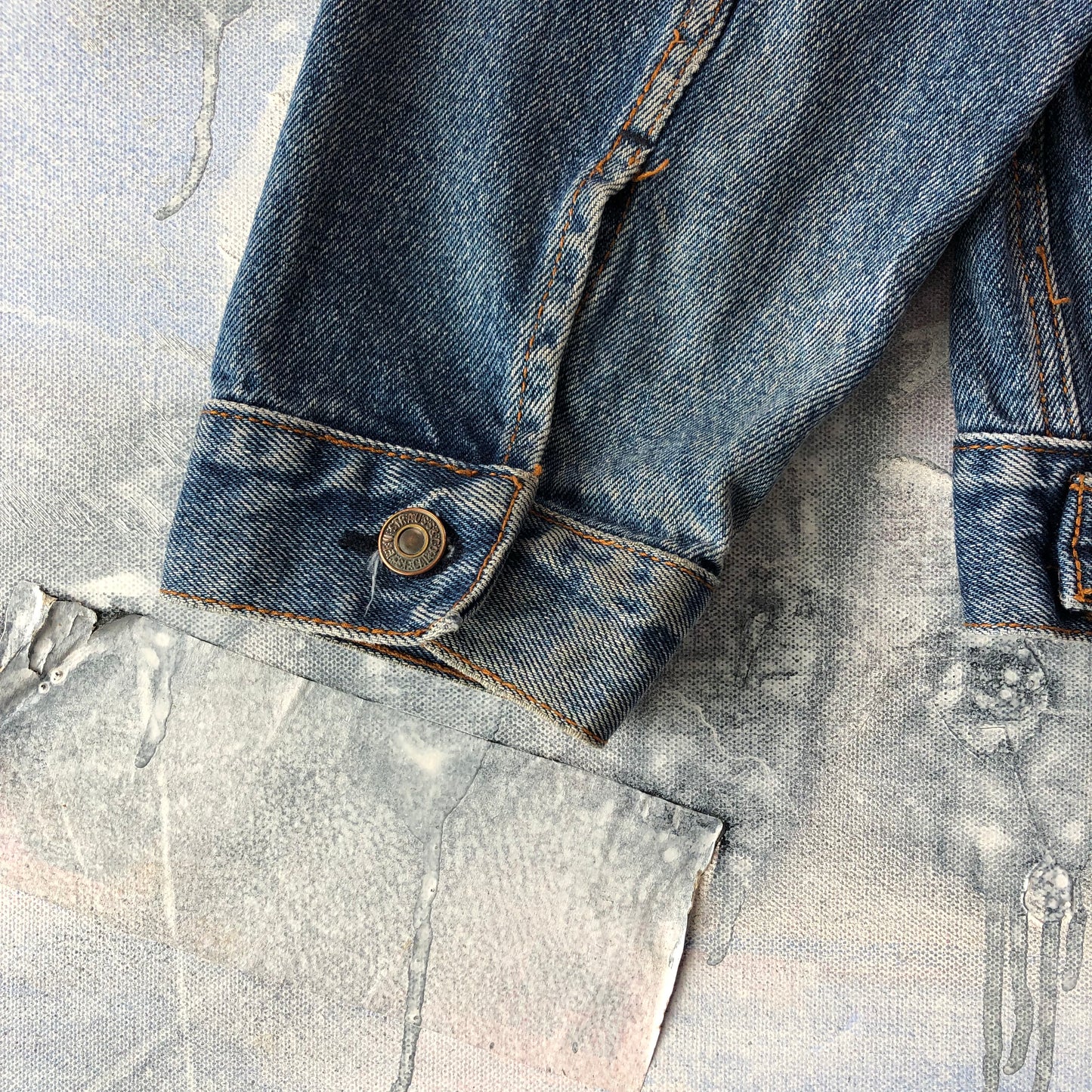 Vintage Levis Orange Tag Denim Button Jacket L