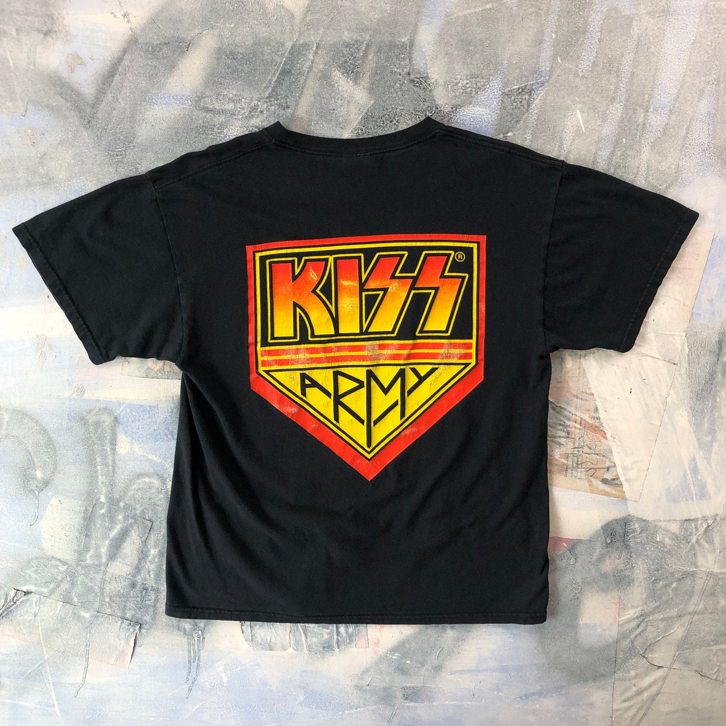 Vintage Kiss Army Rock T Shirt L