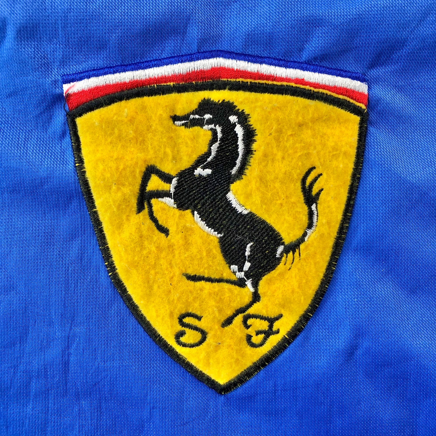 Vintage 90s Malboro Ferrari Michael Schumacher Quilted Lined Embroided Sport Racing Zip Jacket XXXL