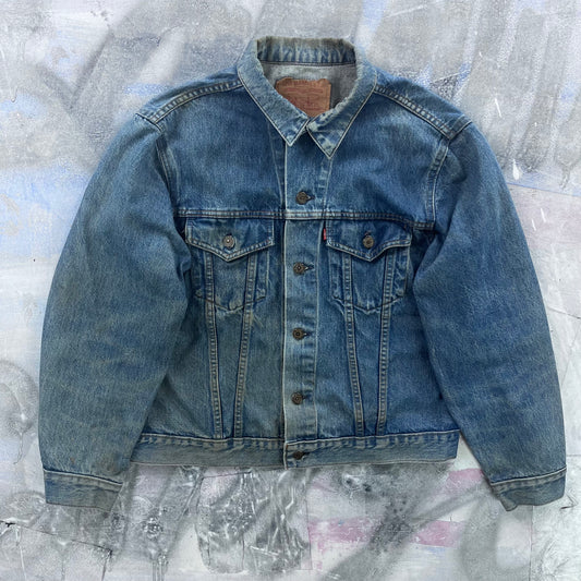 Vintage Levis Classic Denim Button Jacket L