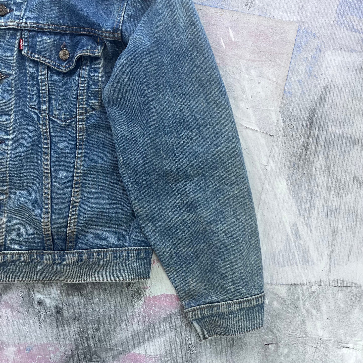 Vintage Levis Classic Denim Button Jacket L