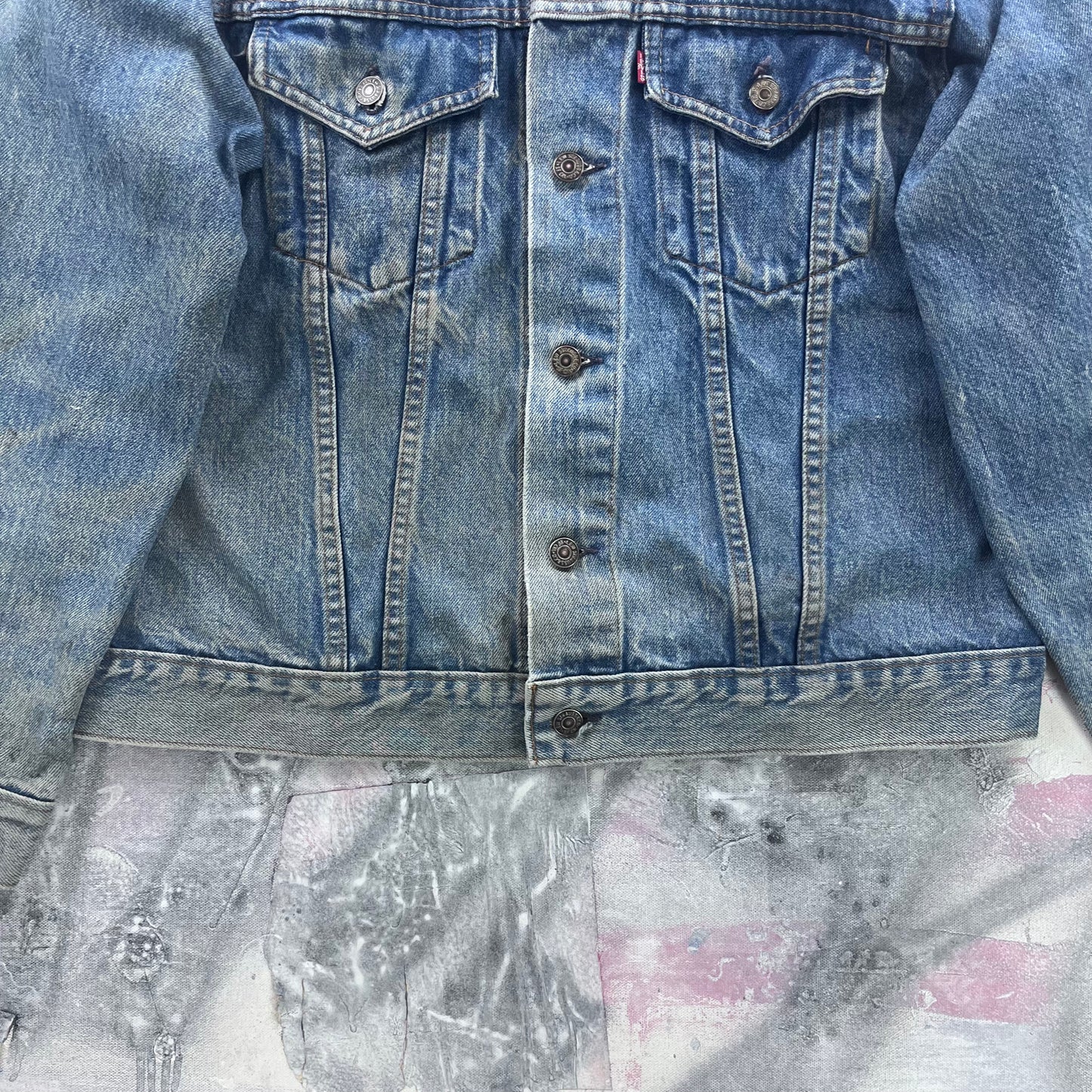 Vintage Levis Classic Denim Button Jacket L