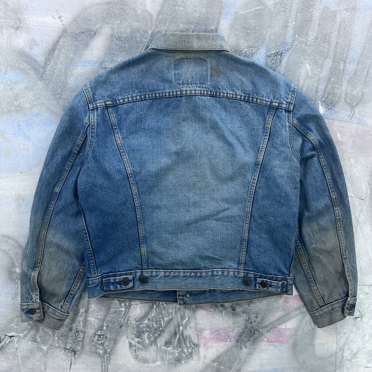 Vintage Levis Classic Denim Button Jacket L