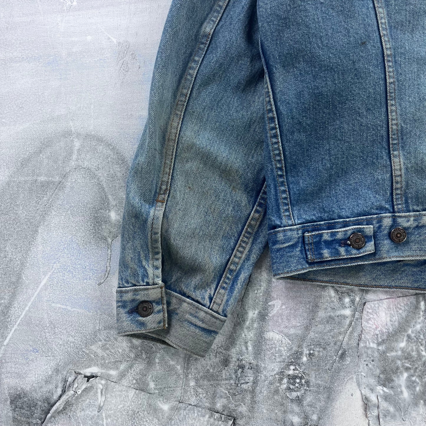 Vintage Levis Classic Denim Button Jacket L