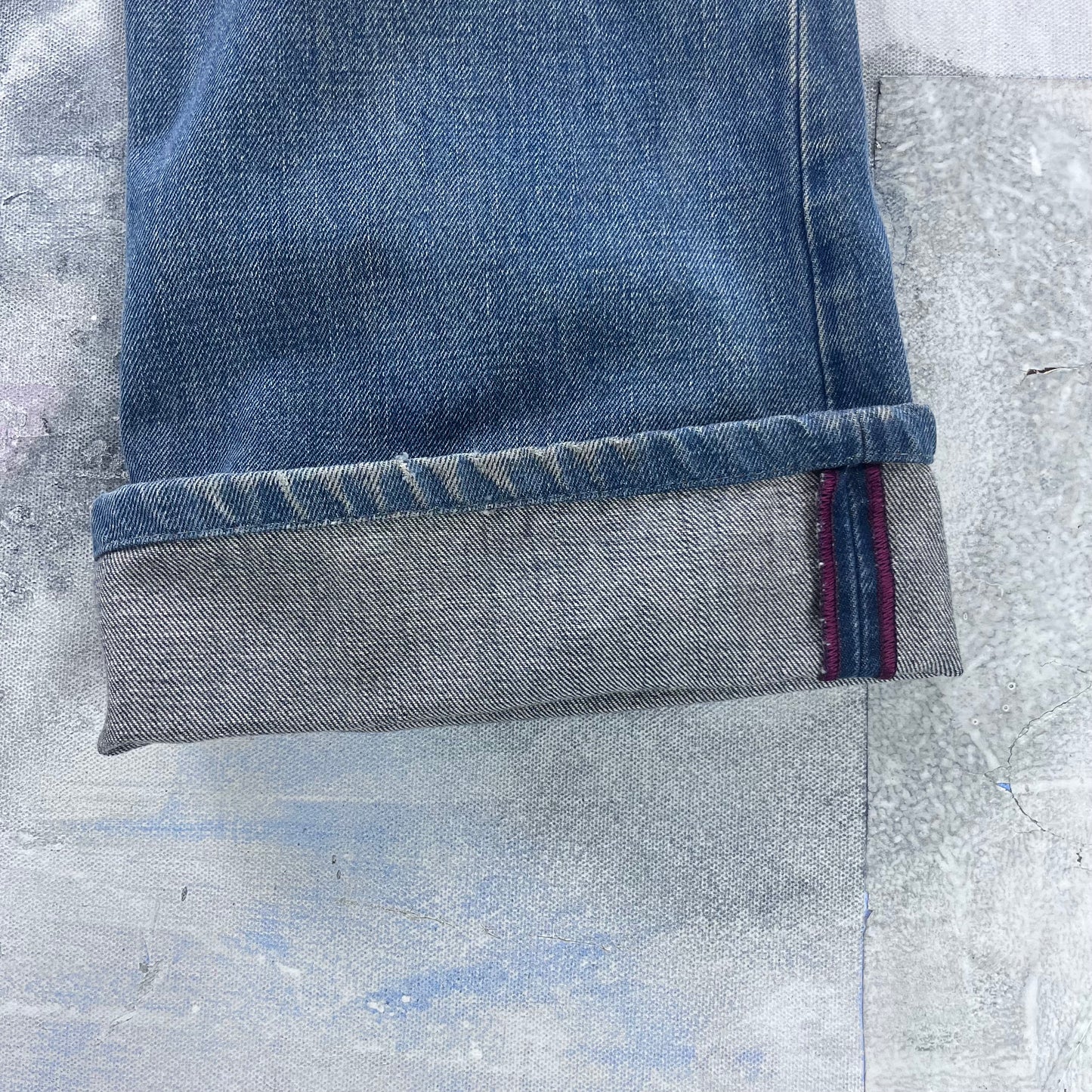 Diesel Bootcut Button Fly Selvedge Denim Jean W34