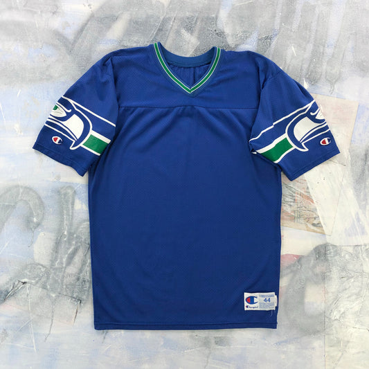 Vintage USA 90s Champion NFL Seattle Seahawks Football Jersey L