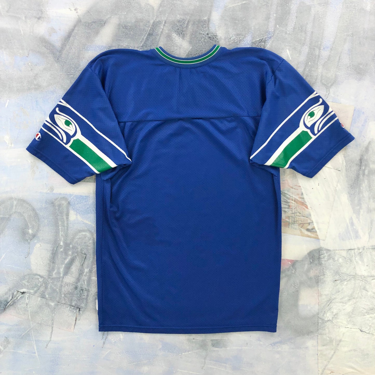Vintage USA 90s Champion NFL Seattle Seahawks Football Jersey L