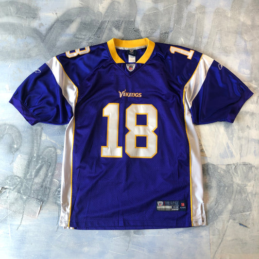 Reebok NFL Minnesota Vikings Sidney Rice 18 Jersey XL