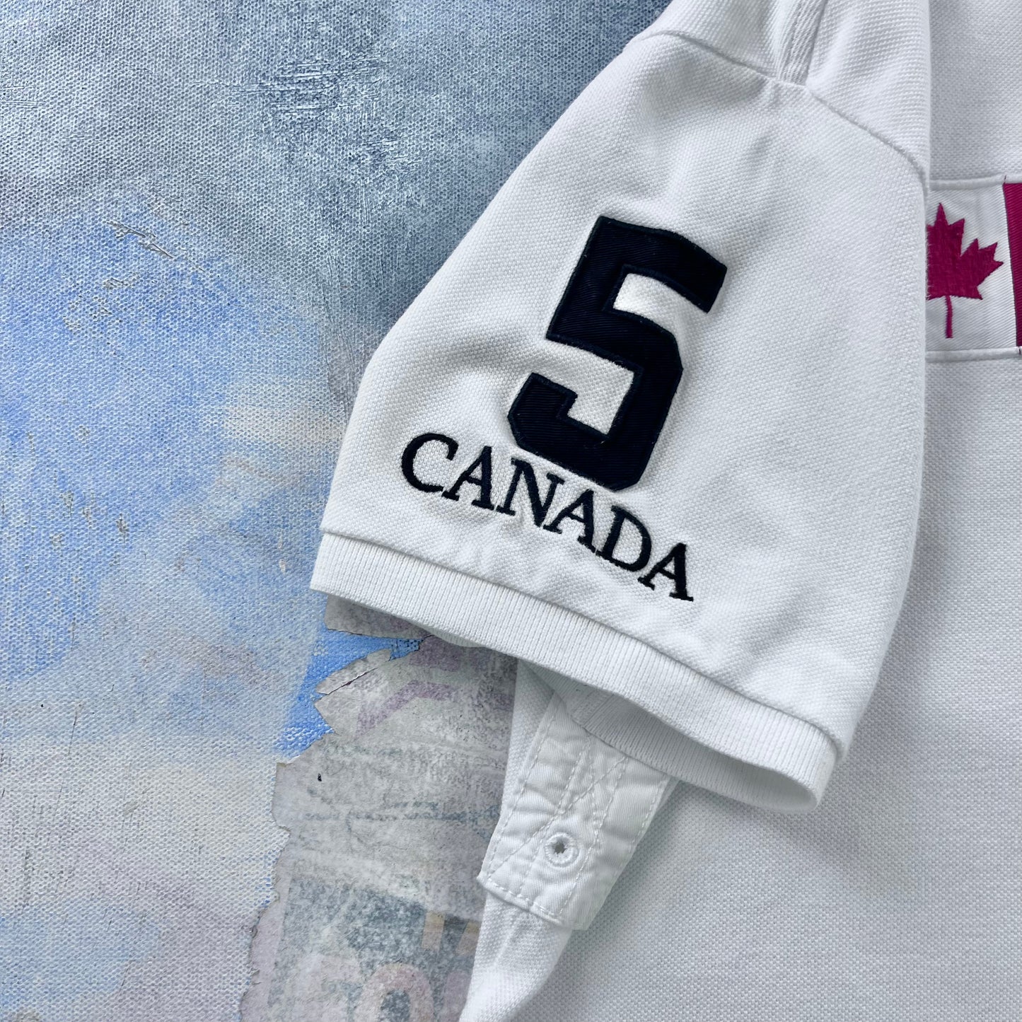 Vintage Polo Ralph Lauren Canada Big Pony Polo Shirt L