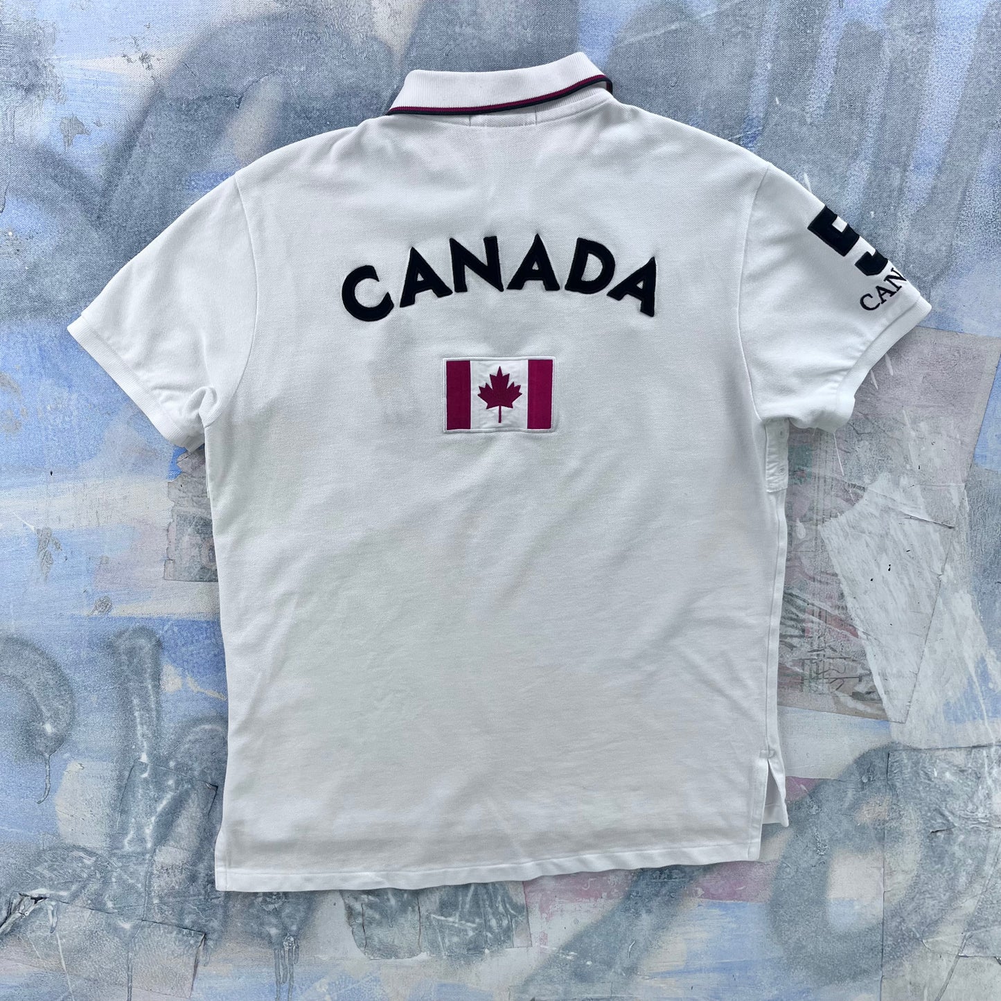 Vintage Polo Ralph Lauren Canada Big Pony Polo Shirt L