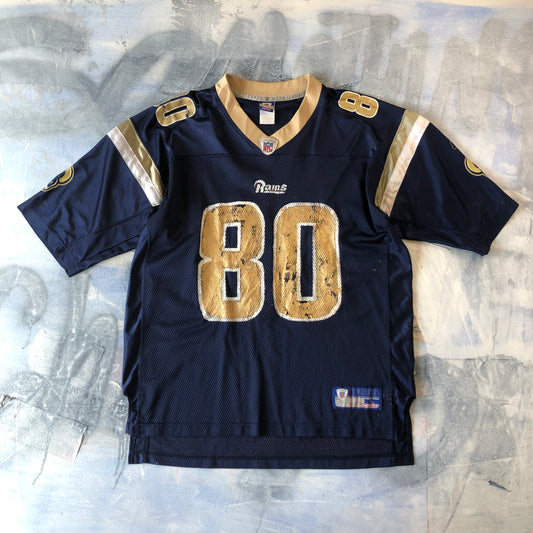 Reebok NFL St. Louis Rams Isaac Bruce 80 Jersey L