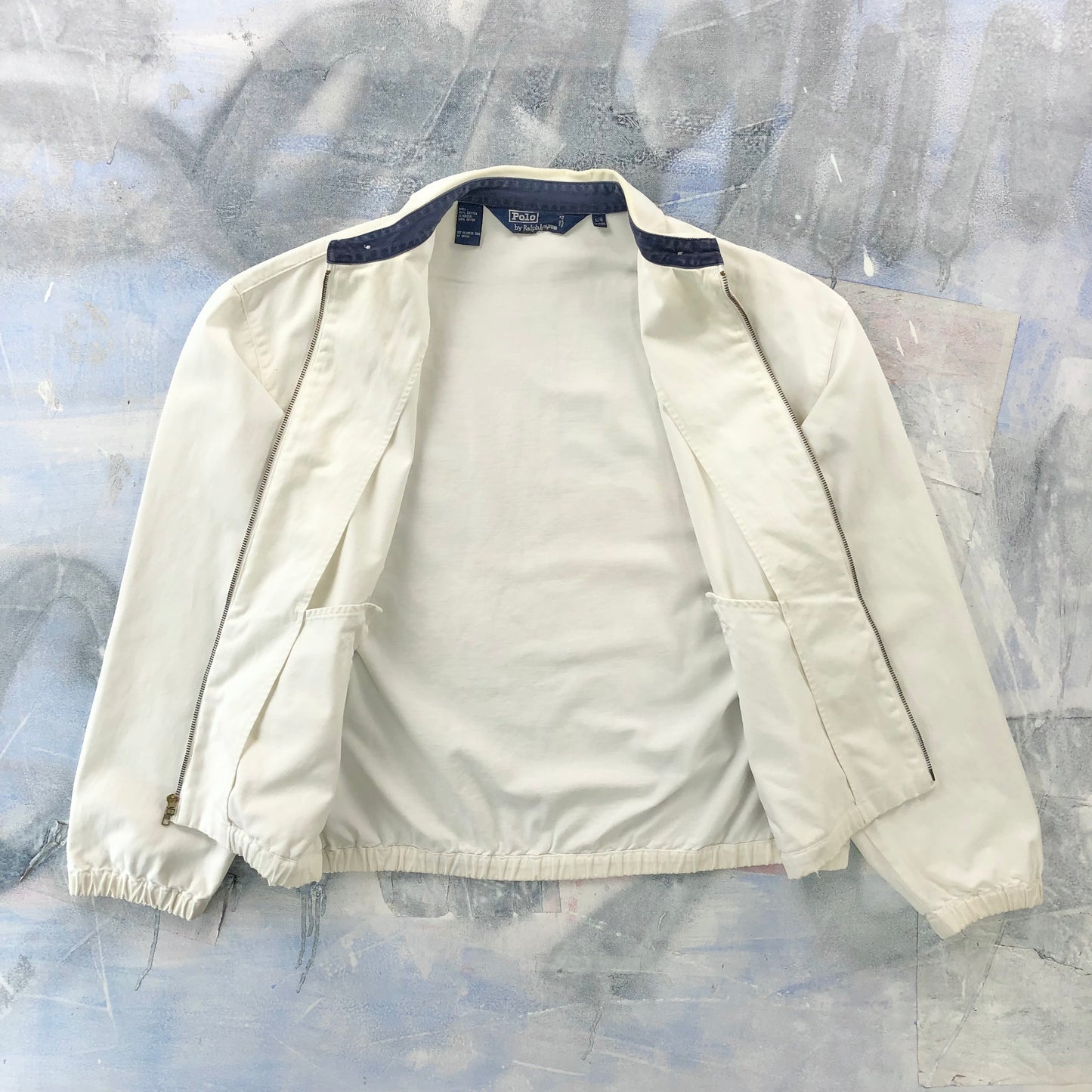 Vintage 80s Polo Ralph Lauren Harrington Zip Jacket L