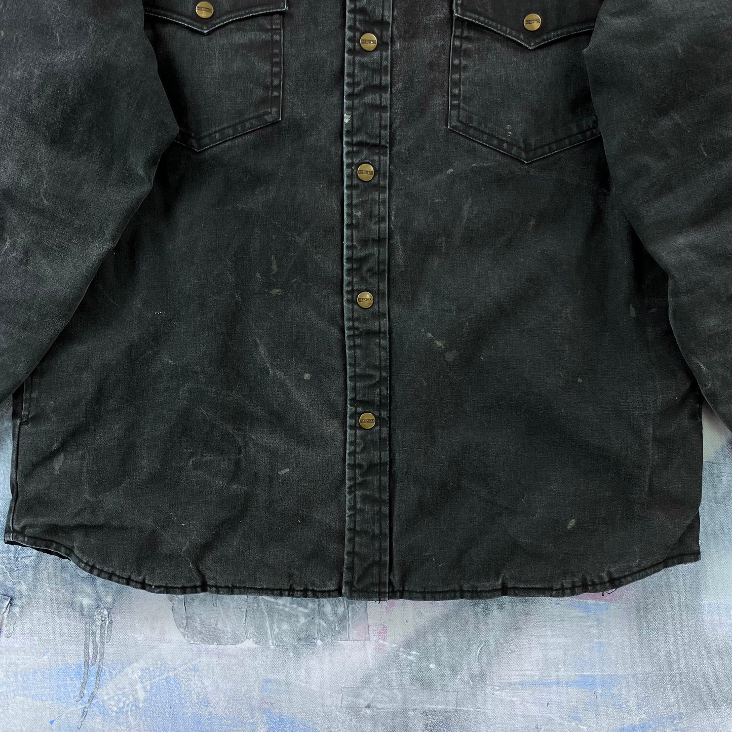 Vintage Dakota Workwear Quilted Lined Button Jacket L