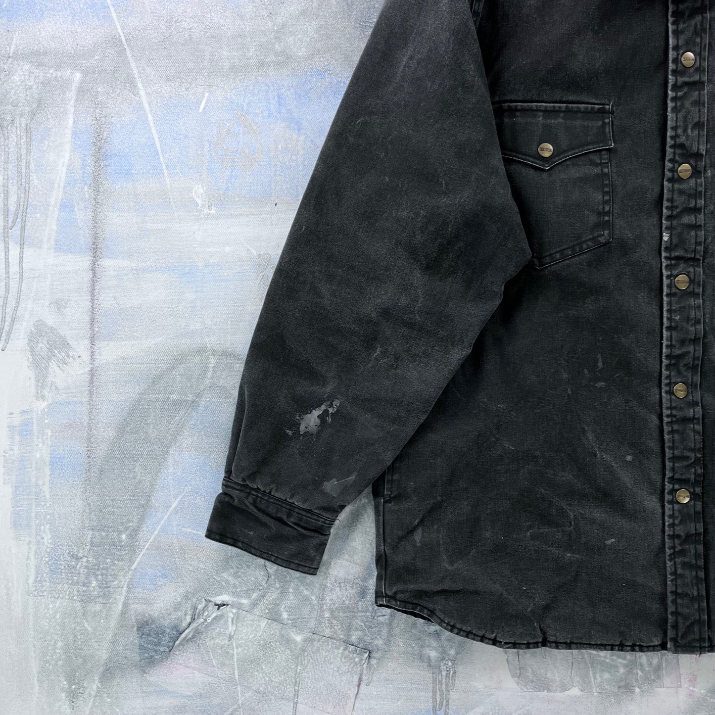 Vintage Dakota Workwear Quilted Lined Button Jacket L