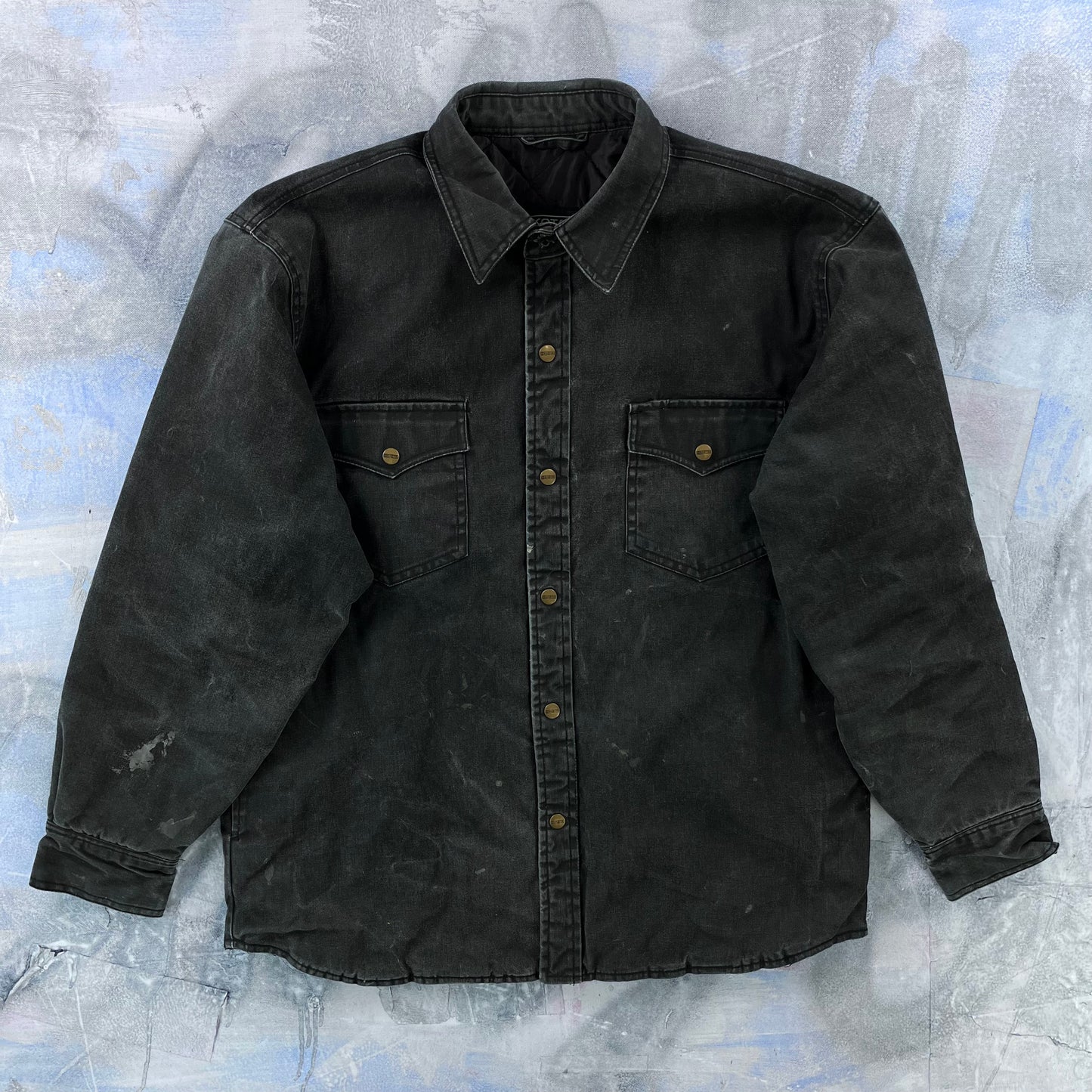 Vintage Dakota Workwear Quilted Lined Button Jacket L