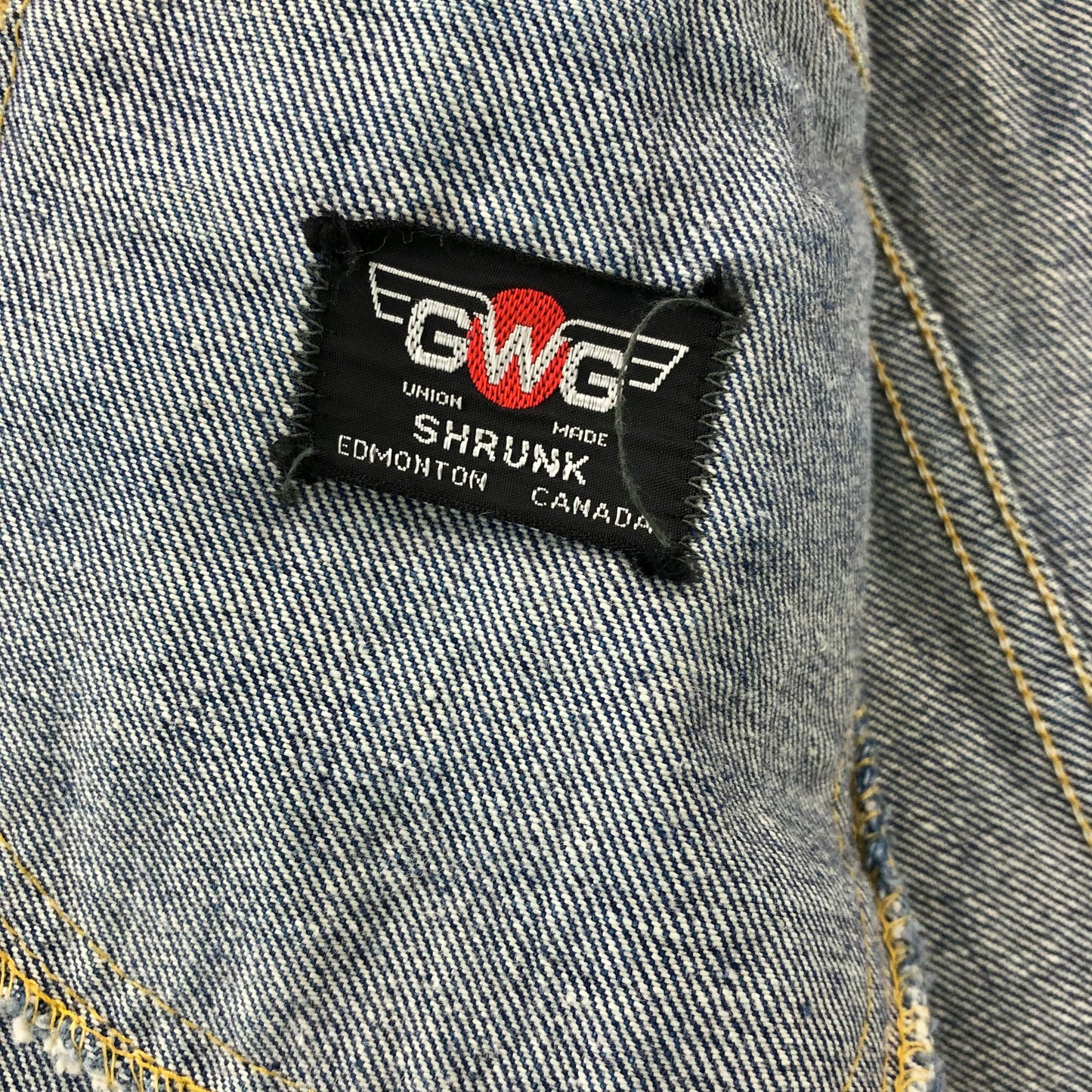 Vintage 60s Great Western Garment Kings Denim Button Jacket L